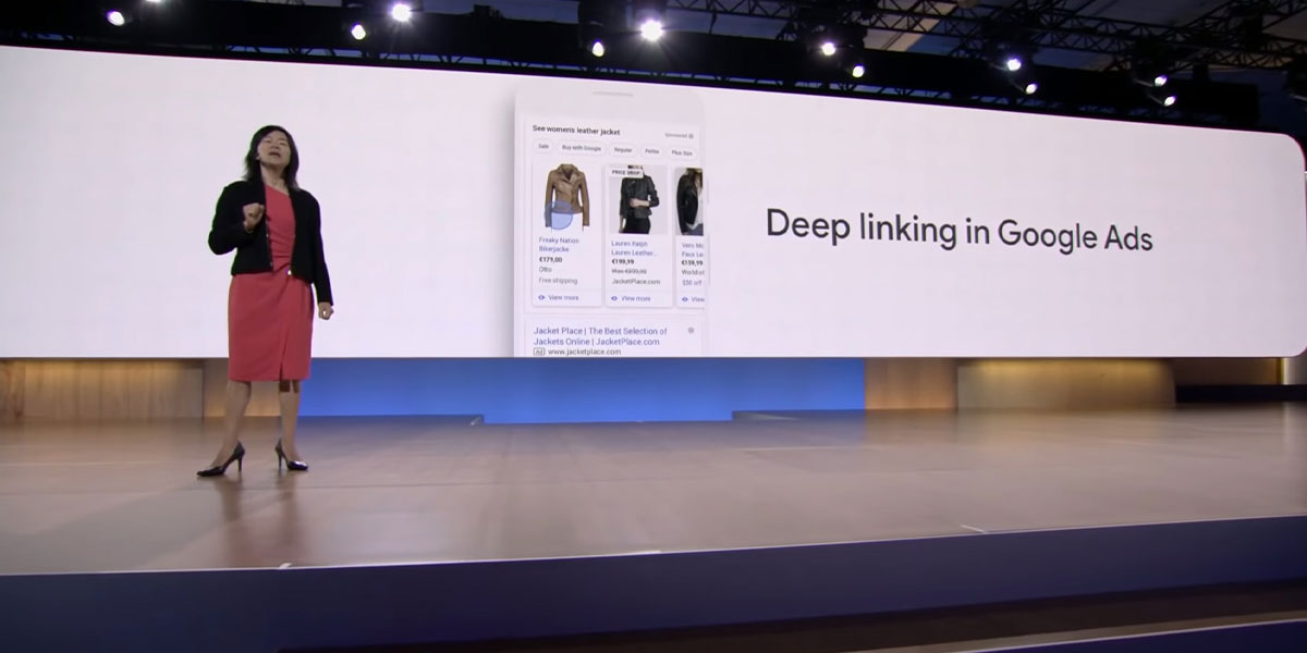 Google Marketing Live 2019: Google Ads Deep Linking for Mobile Apps
