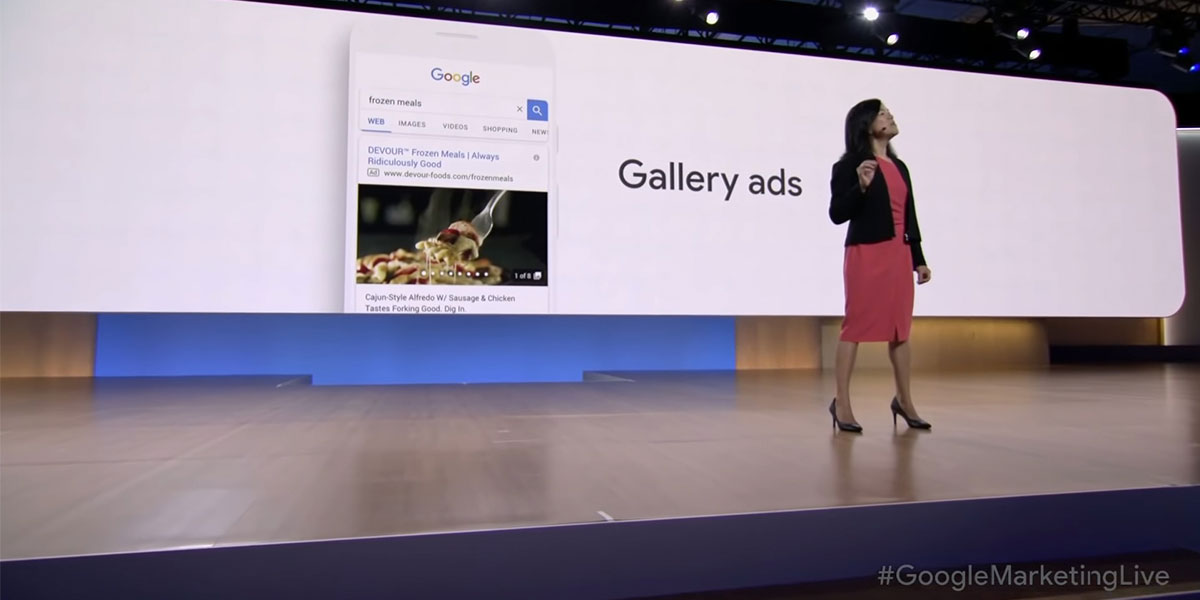 Google Marketing Live 2019: Google Ads Gallery Ads
