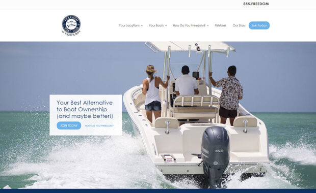 Digital Marketing: Freedom Boat Club of Tampa Bay