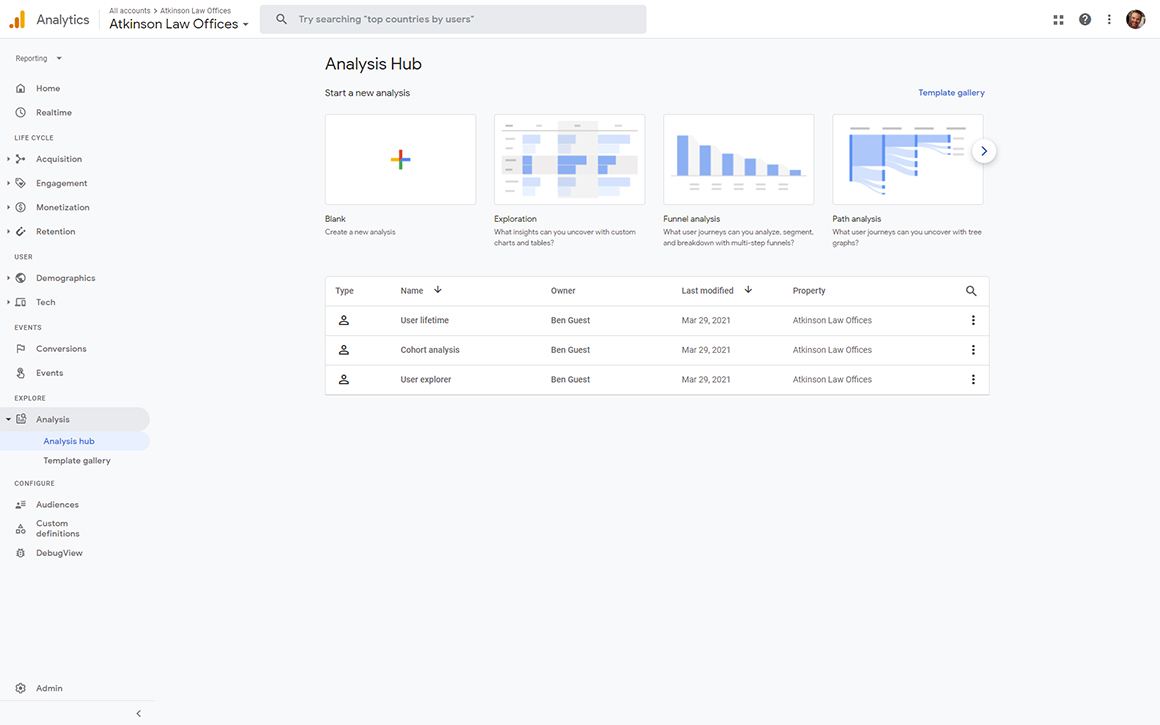 Google Analytics 4 Analysis Tool