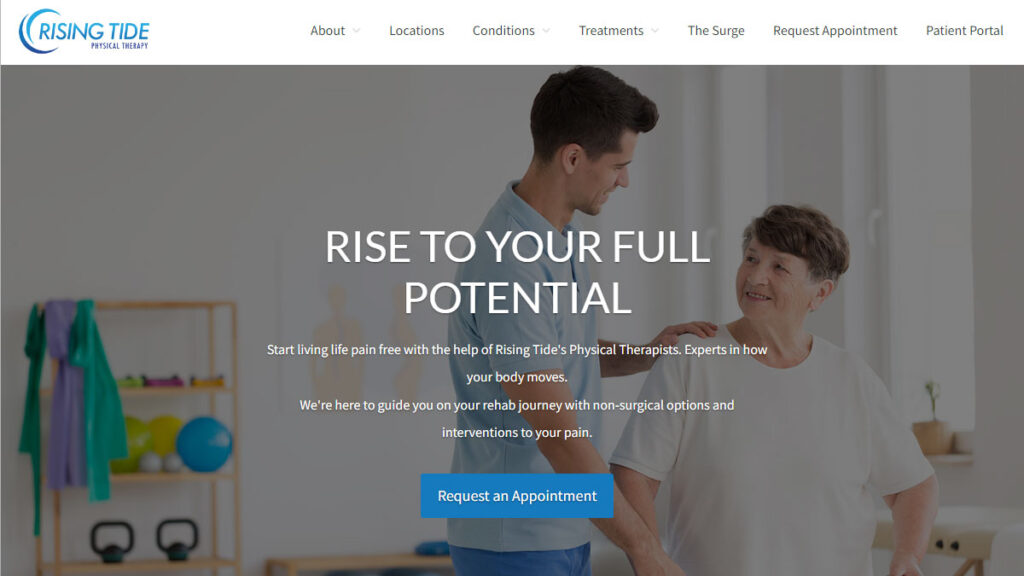 Branding & Website Design: Rising Tide Physical Therapy