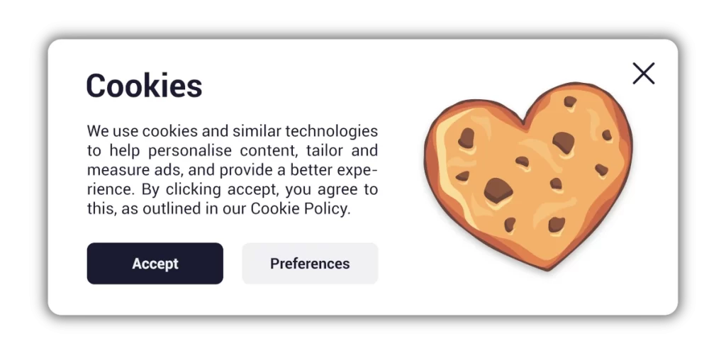 Data Privacy: Cookie Banner Example