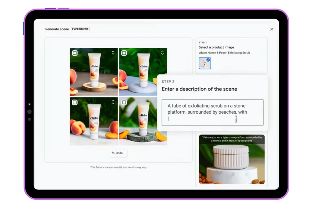 Google Marketing Live 2023 Recap: Google Product Studio example