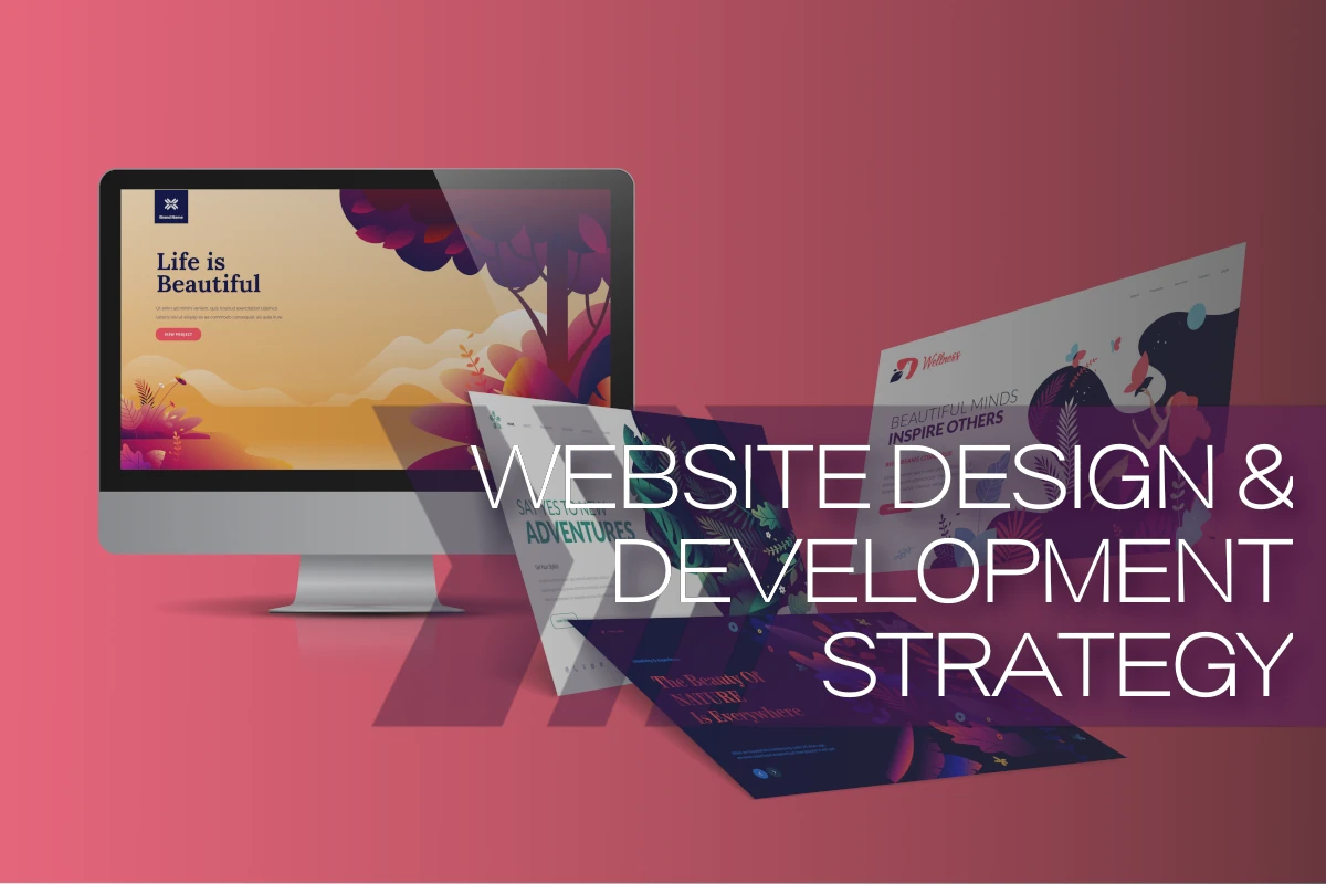Website Homepage Design and Layout