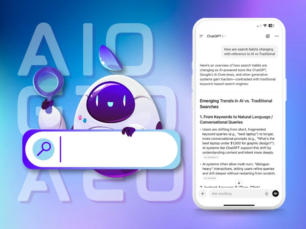 Artifical Intelligience Optimization, Answer Engine Optimization, & Generative Engine Optimization with AI chat response