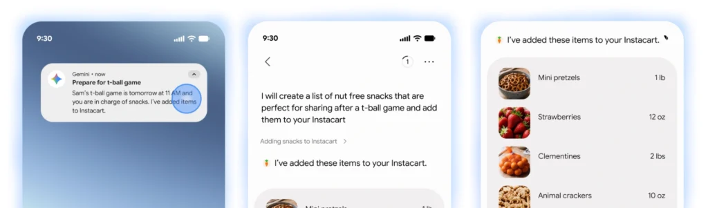 Example of Google Spark Conversation and Prompt
