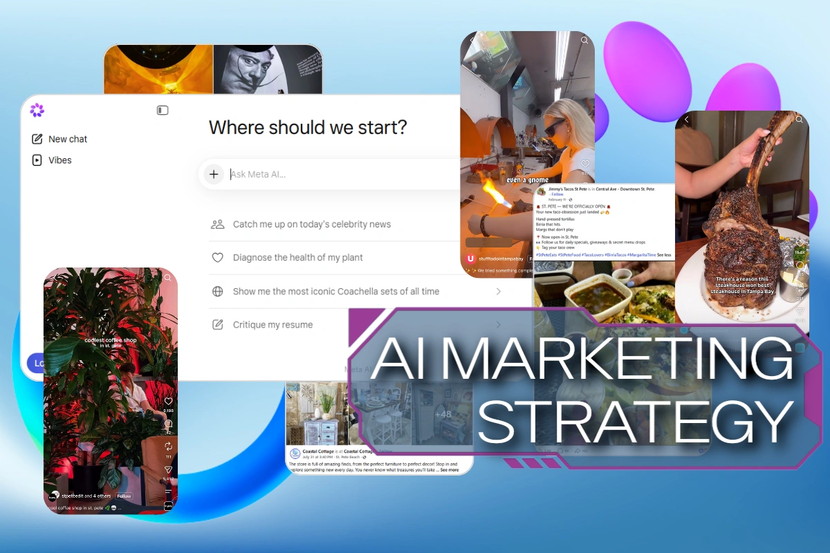 Facebook AI Mode with Reels & Posts