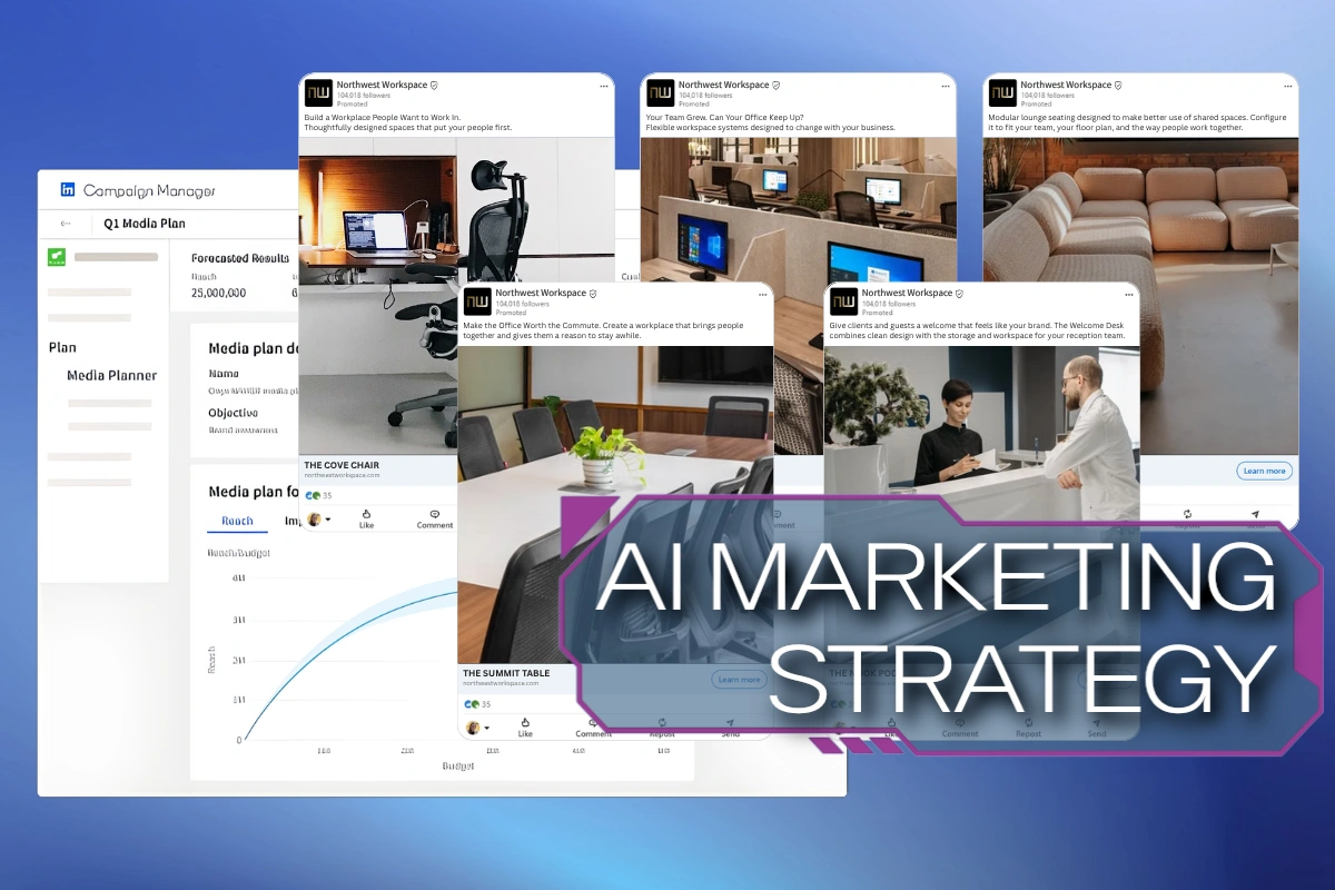 LinkedIn Ad Campaign Manager with 5 AI Ad Variants